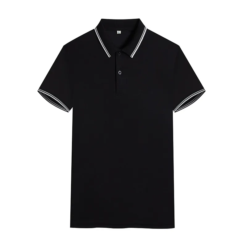 Men's Quick-Drying Polo Shirt - Custom Color Blocked Breathable Lapel Design, Embroidered Short Sleeve Work Clothes, Cultural Style thumbnail 5