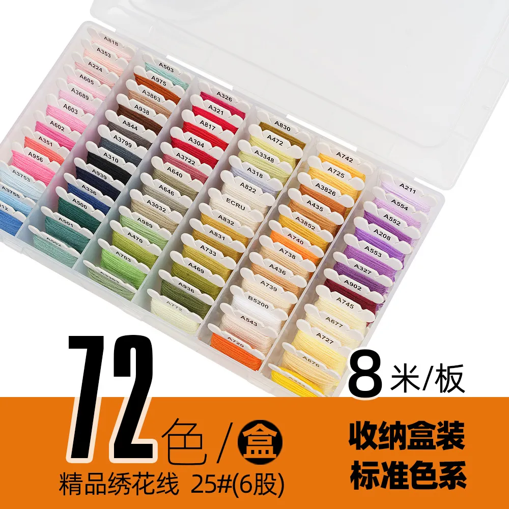 DIY Hand Embroidery Starter Kit with Thread, Needles, and Pattern - Cross Stitch Weaving Craft Set for Beginners and Hobbyists thumbnail 6