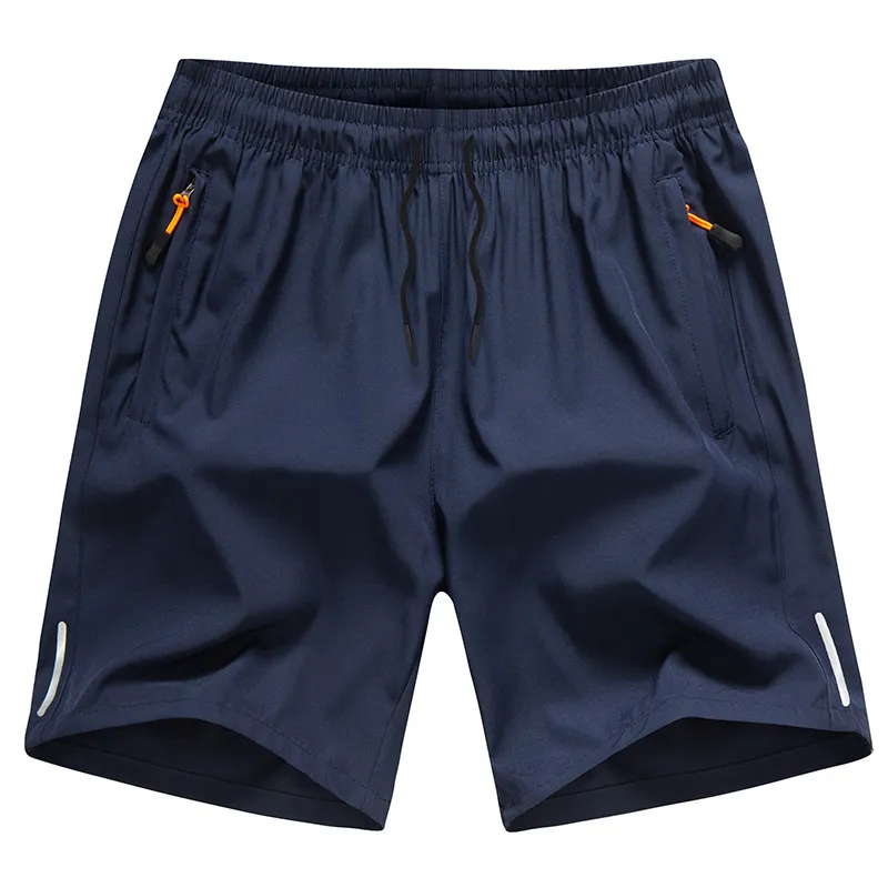 Men's Ice Silk Quick-Dry Shorts: Lightweight, Breathable 5-Point Sports & Casual Pants for Summer Beach Wear - Loose Fit, Plus Size Available thumbnail 6