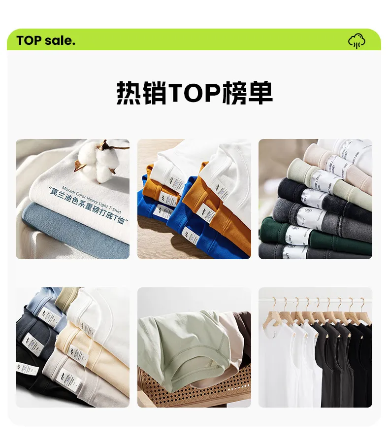 Men's Long Sleeve Cotton T-Shirt - Heavyweight 300g Combed Cotton - Loose Fit Versatile Solid Color Base Layer - Autumn/Winter showcase 2