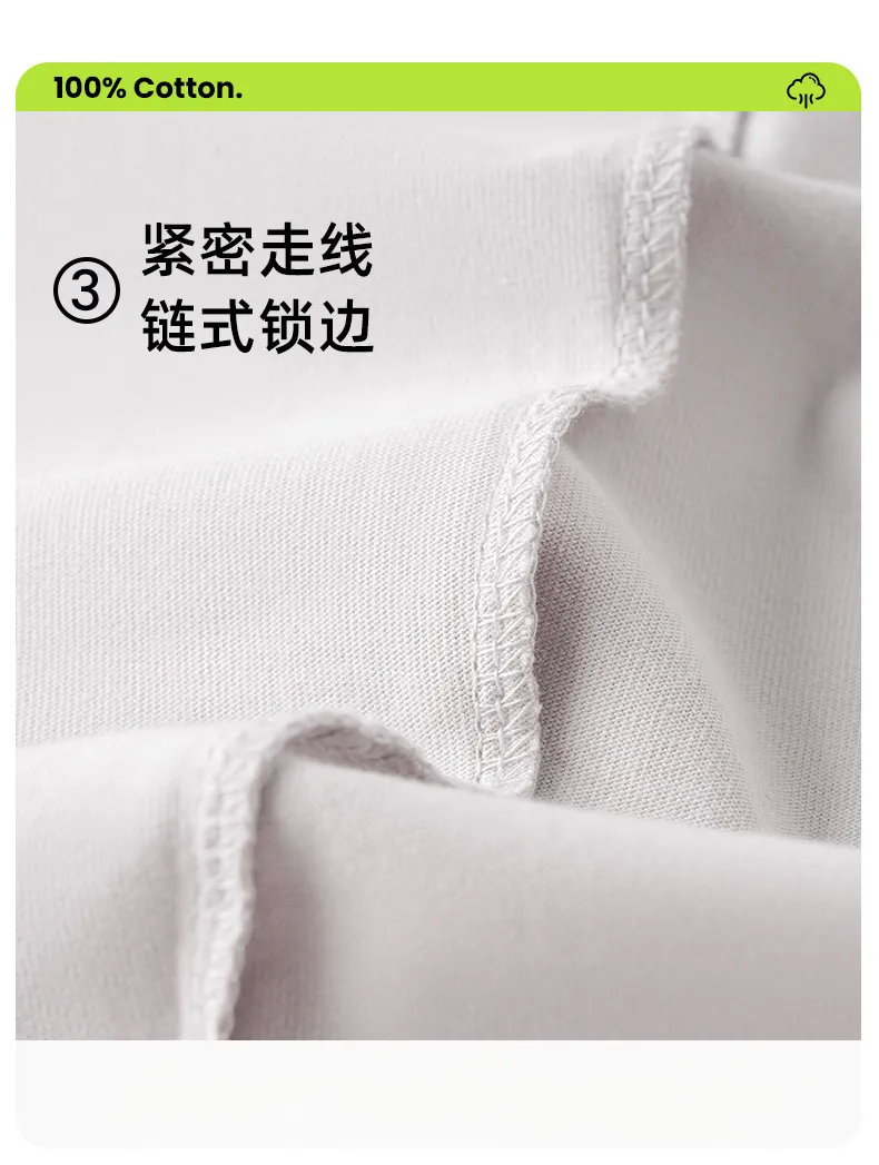Men's Long Sleeve Cotton T-Shirt - Heavyweight 300g Combed Cotton - Loose Fit Versatile Solid Color Base Layer - Autumn/Winter showcase 11
