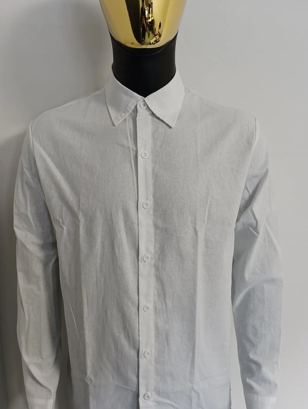 Men's Long Sleeve Cotton Shirt - Casual Business Style Solid Color Button Down Dress Shirt for Work, Everyday Wear, and Special Occasions showcase 6