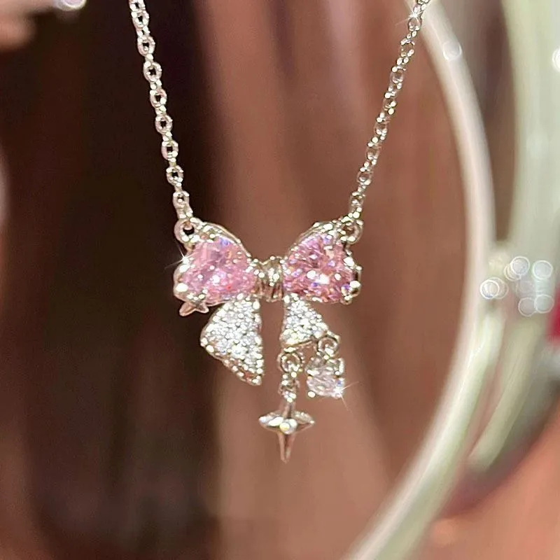 Women's Fashion Necklace Jewelry - High Quality Tri-Color Mixed Batch Necklace for Women, Stylish Pendant, Perfect Gift thumbnail 3