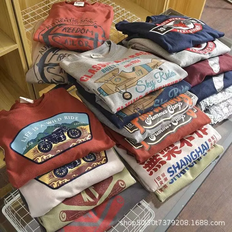 Men's Summer Cotton T-Shirt Wholesale Bulk Short Sleeve Crew Neck Tee Casual Basic Top for Men Foreign Trade showcase 3