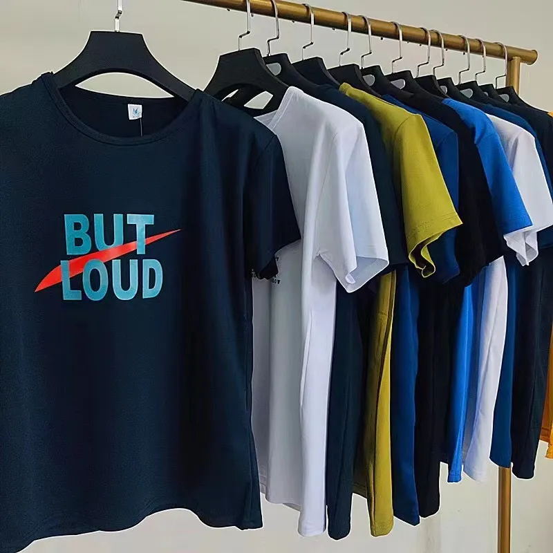 Men's Summer Cotton T-Shirt Wholesale Bulk Short Sleeve Crew Neck Tee Casual Basic Top for Men Foreign Trade showcase 10