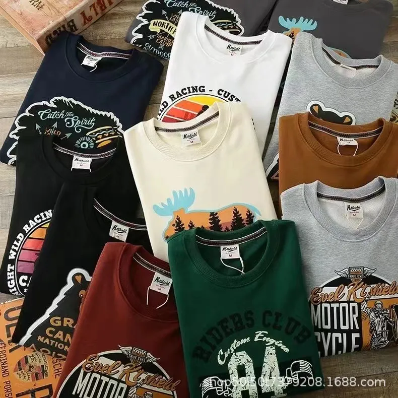 Men's Summer Cotton T-Shirt Wholesale Bulk Short Sleeve Crew Neck Tee Casual Basic Top for Men Foreign Trade showcase 2