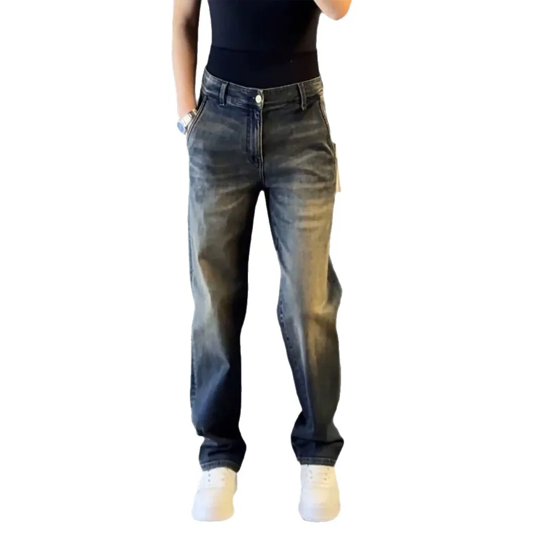 Men's Straight Leg Jeans Classic Fit Denim Pants Casual Trousers for Autumn Winter Fashion thumbnail 5