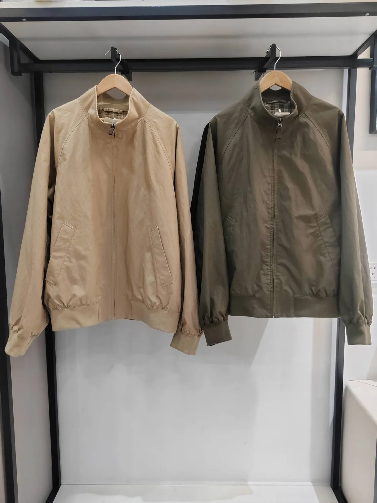 Men's/Women's Harrington Jacket Casual Lightweight Spring Autumn Stand Collar Loose Fit Outerwear showcase 5