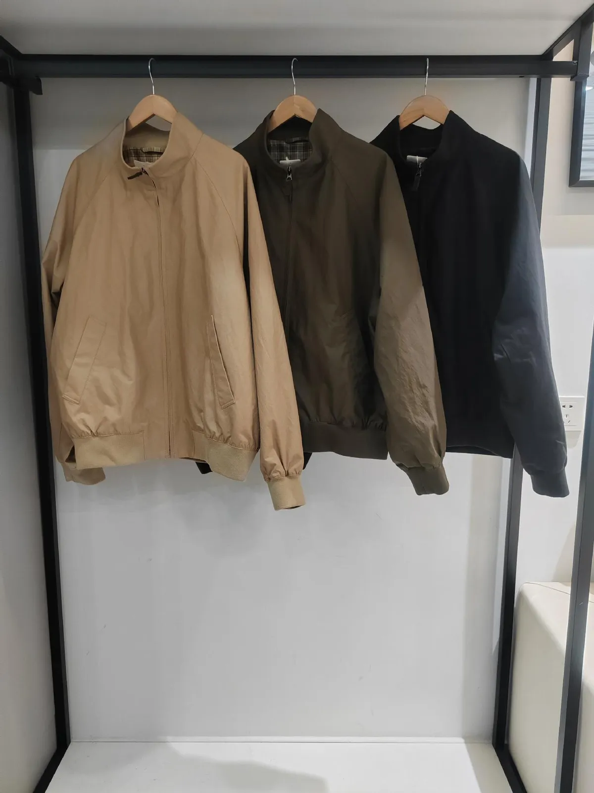 Men's/Women's Harrington Jacket Casual Lightweight Spring Autumn Stand Collar Loose Fit Outerwear showcase 2