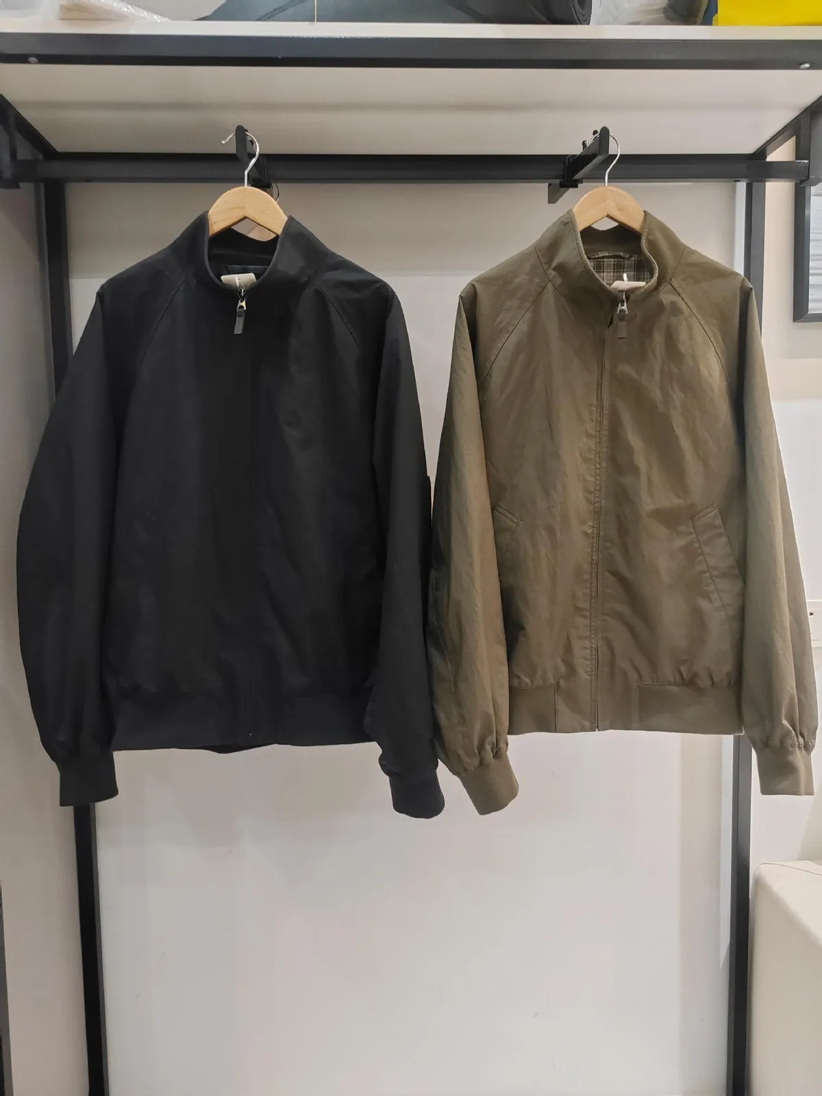 Men's/Women's Harrington Jacket Casual Lightweight Spring Autumn Stand Collar Loose Fit Outerwear showcase 3