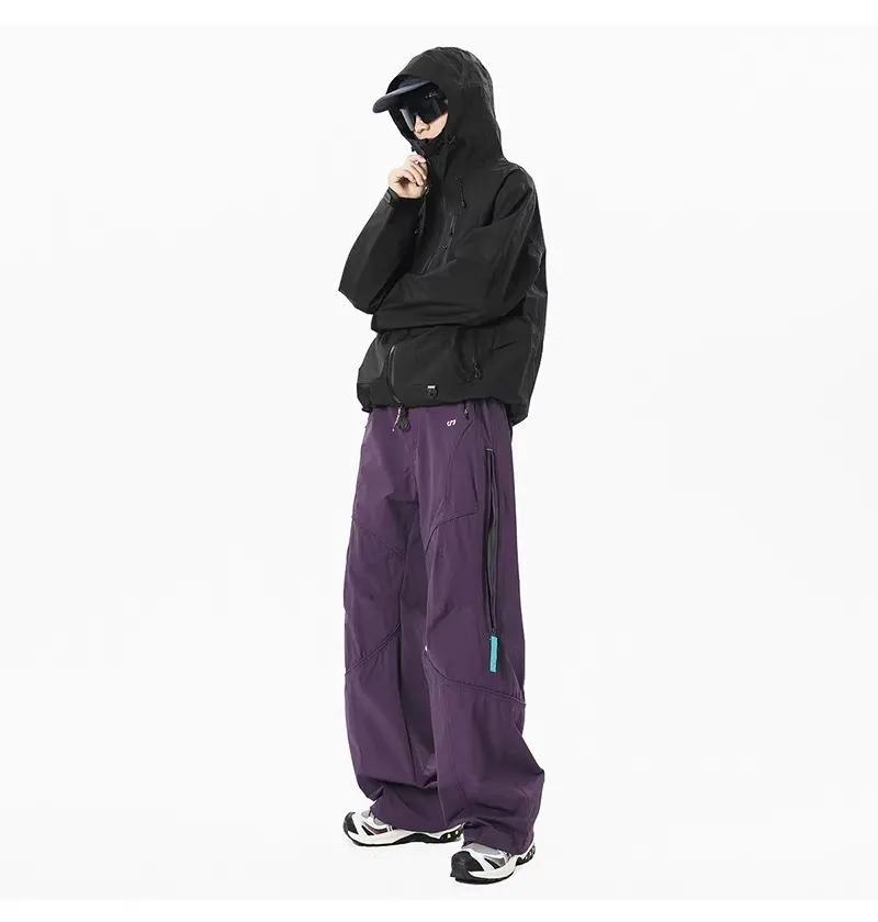 Men's Outdoor Workwear Pants - Quick Drying, Water Repellent, Mountaineering, Sports, Casual Trousers with Functional Side Chain for Spring showcase 9