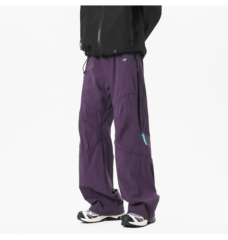 Men's Outdoor Workwear Pants - Quick Drying, Water Repellent, Mountaineering, Sports, Casual Trousers with Functional Side Chain for Spring showcase 17