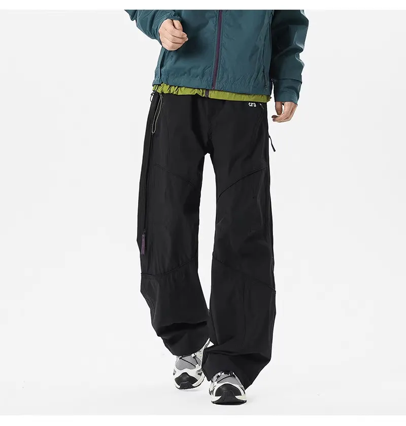 Men's Outdoor Workwear Pants - Quick Drying, Water Repellent, Mountaineering, Sports, Casual Trousers with Functional Side Chain for Spring showcase 20