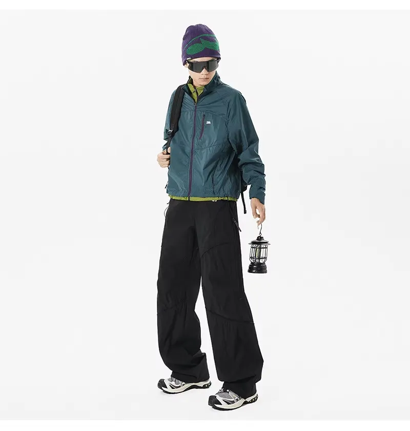 Men's Outdoor Workwear Pants - Quick Drying, Water Repellent, Mountaineering, Sports, Casual Trousers with Functional Side Chain for Spring showcase 19