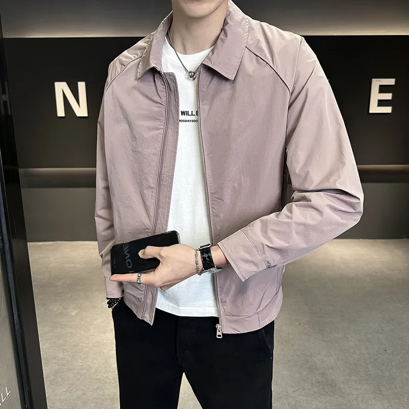 Men's Casual Lapel Jacket - 2025 Autumn Fashion - Trendy Cardigan Style - Easy to Match - Youthful Design thumbnail 4