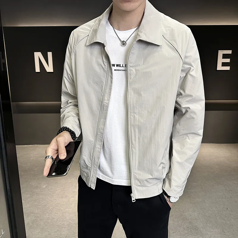 Men's Casual Lapel Jacket - 2025 Autumn Fashion - Trendy Cardigan Style - Easy to Match - Youthful Design thumbnail 9
