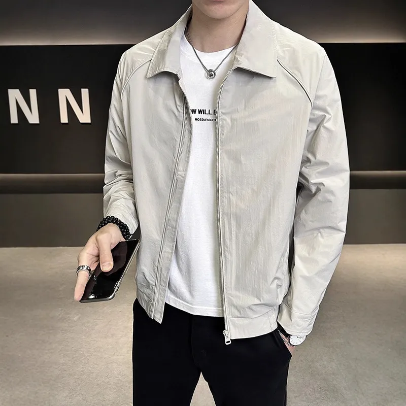 Men's Casual Lapel Jacket - 2025 Autumn Fashion - Trendy Cardigan Style - Easy to Match - Youthful Design thumbnail 3