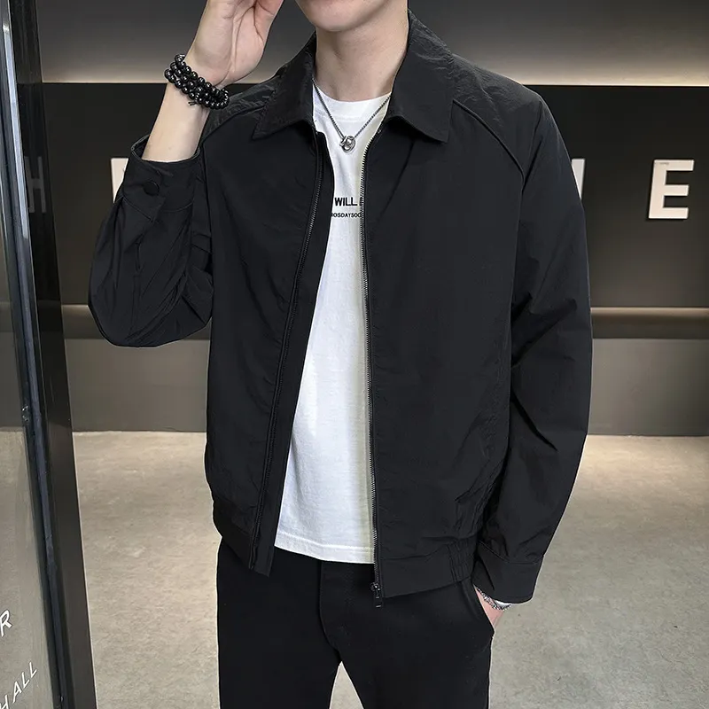 Men's Casual Lapel Jacket - 2025 Autumn Fashion - Trendy Cardigan Style - Easy to Match - Youthful Design thumbnail 2