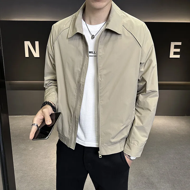 Men's Casual Lapel Jacket - 2025 Autumn Fashion - Trendy Cardigan Style - Easy to Match - Youthful Design thumbnail 8