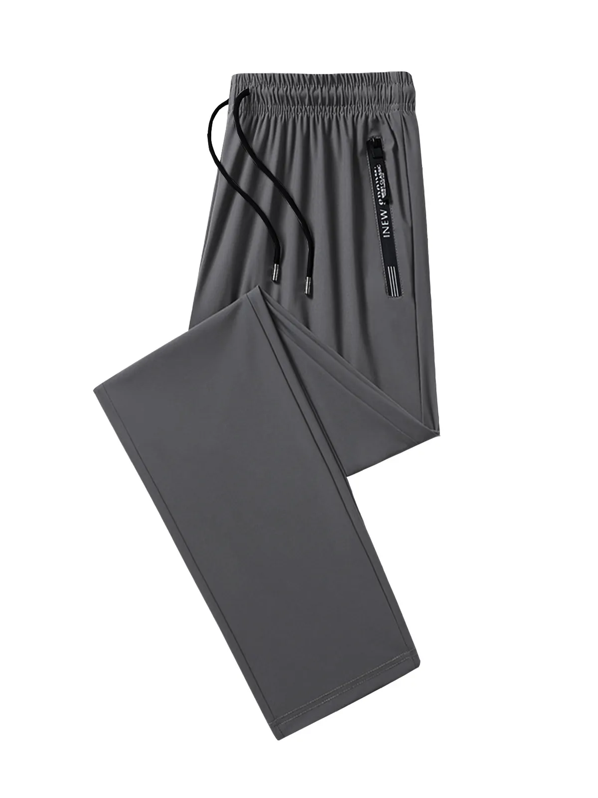 Men's Summer Lightweight Nylon Ice Silk Trousers - Breathable, Quick-Drying, Plus Size Casual Stretch Pants for Hot Weather showcase 12