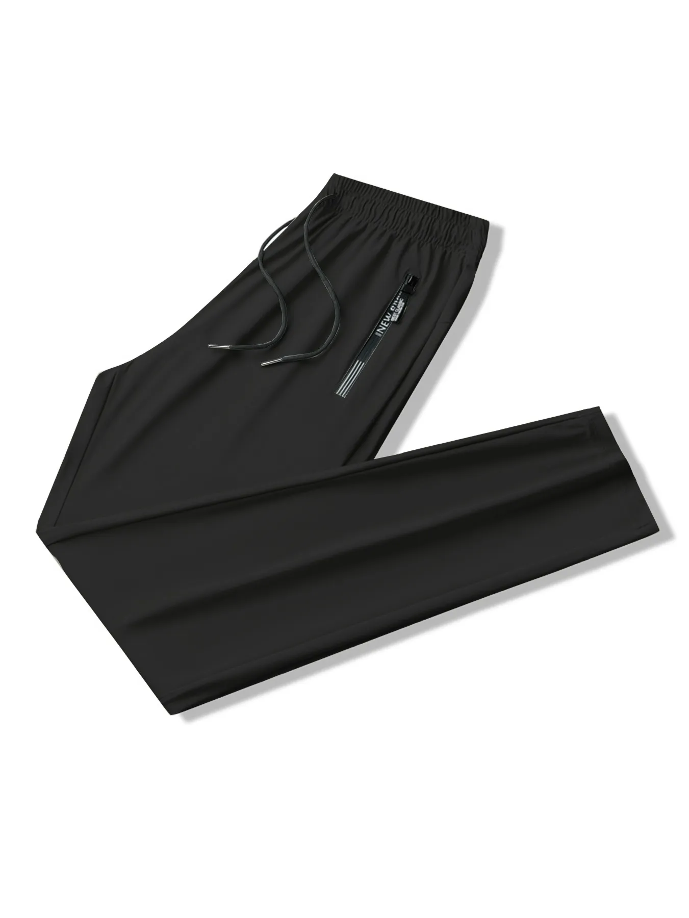 Men's Summer Lightweight Nylon Ice Silk Trousers - Breathable, Quick-Drying, Plus Size Casual Stretch Pants for Hot Weather thumbnail 7
