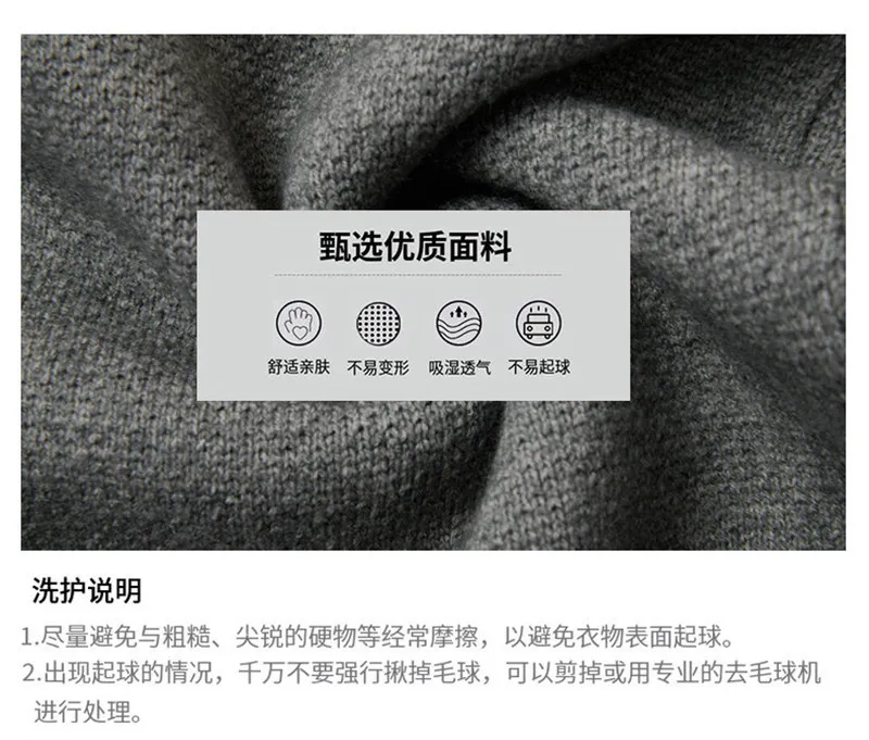 Men's American Style Stand Collar Knitted Cardigan Sweater - Gray Knitwear Jacket for Couples - Wang Anyu Inspired showcase 7