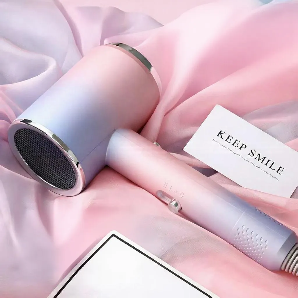 Professional Hair Dryer for Barber Shop, Home & Dormitory Use - Strong Wind, Negative Ion Technology, Hair Protection, Ideal for Students & Household thumbnail 1