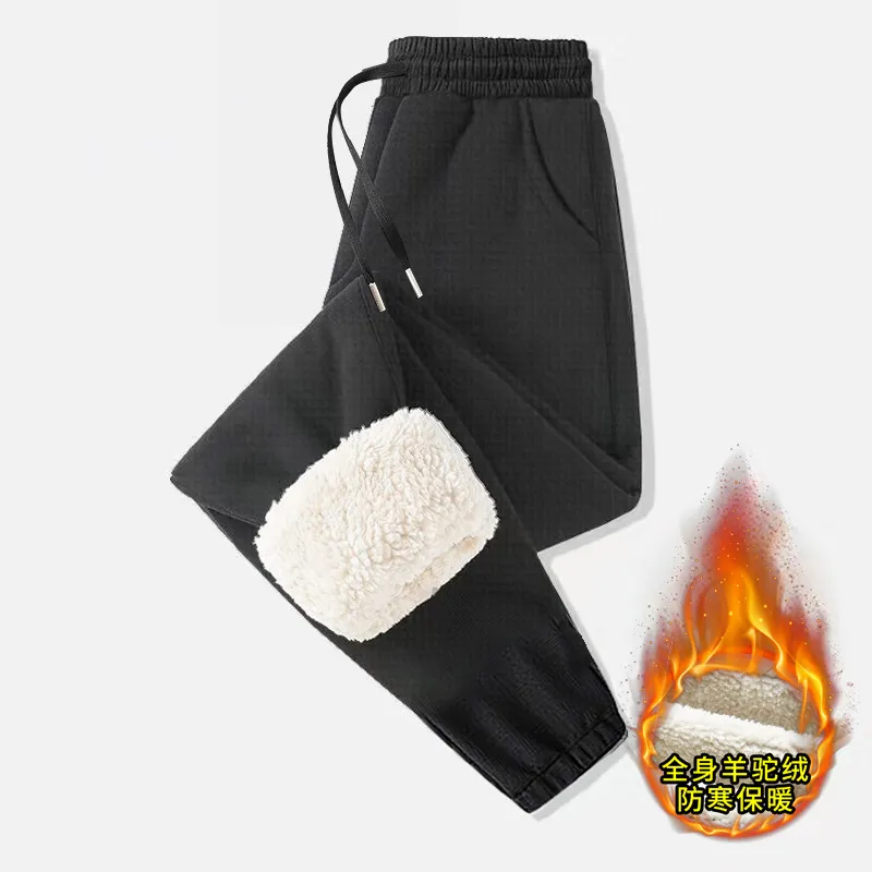 Men's Casual Straight Leg Pants - Spring/Autumn Thin Fabric, Large Size Slim-Fit Sports Trousers, Korean Style Trendy Loose Long Pants for Men thumbnail 9
