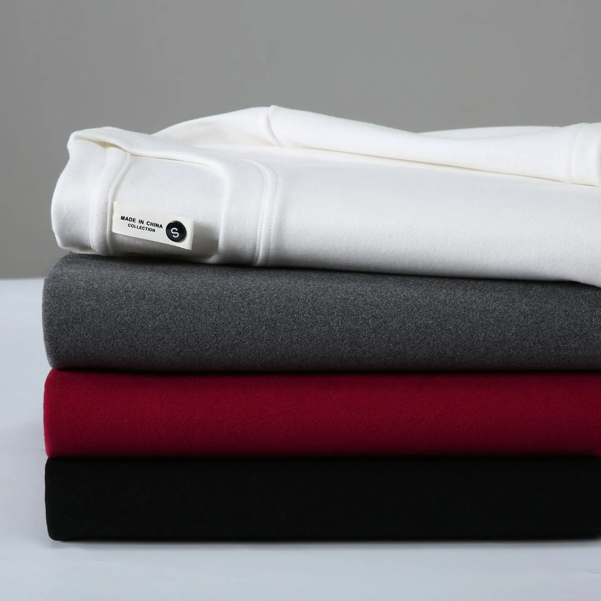 Women's Velvet Short Sleeve T-Shirt - Double Sided Thickened Warm Slim Fit Round Low Neck Trendy Top for Layering thumbnail 3