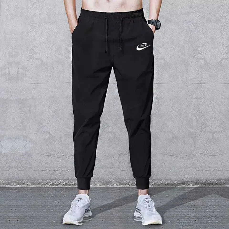 Men's Casual Sports Pants Loose Fit Korean Fashion Black Ankle Harem Pants Spring and Autumn Trousers Wholesale thumbnail 4