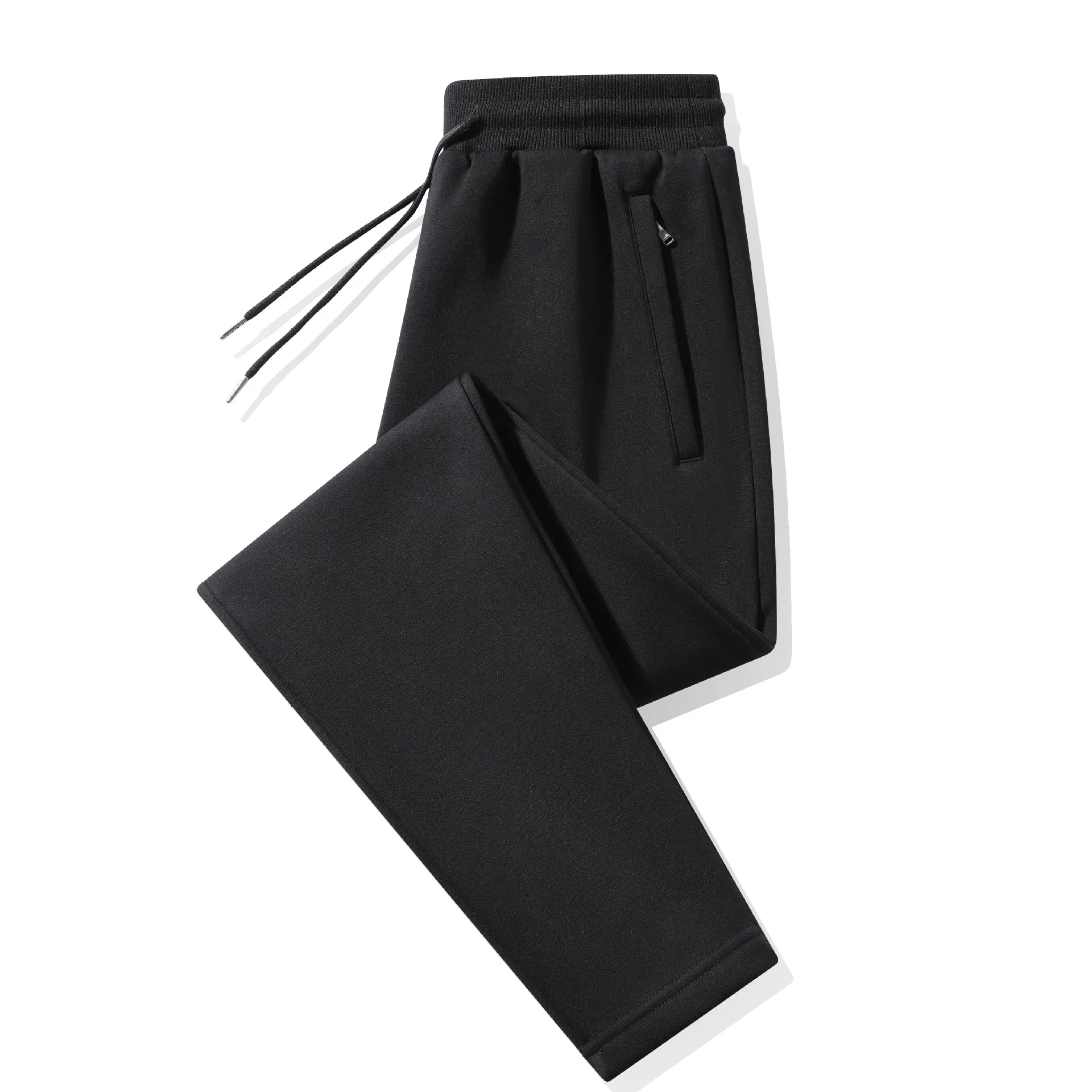 Men's Cotton Sweatpants Casual Sports Pants Loose Fit Straight Leg Joggers Versatile Plus Size Long Trousers for Spring Autumn thumbnail 10