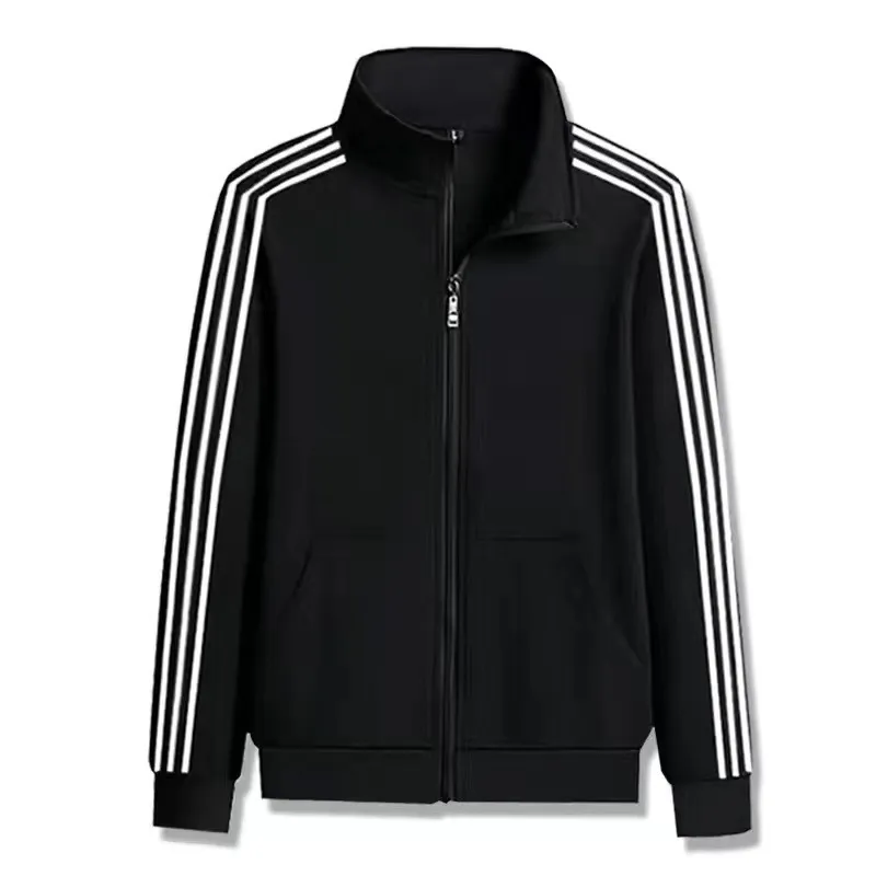 Men's Casual Tracksuit Set - Stand Collar Cardigan Sweatshirt & Loose Fit Pants - Trendy Versatile Couple Style - Spring/Autumn Sportswear thumbnail 10