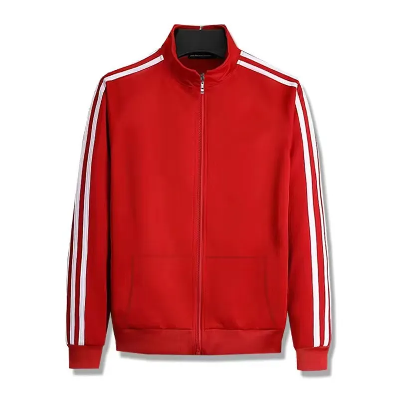 Men's Casual Tracksuit Set - Stand Collar Cardigan Sweatshirt & Loose Fit Pants - Trendy Versatile Couple Style - Spring/Autumn Sportswear thumbnail 6