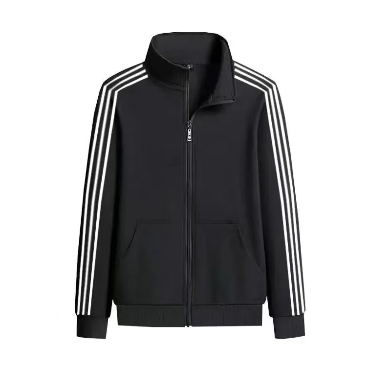 Men's Casual Tracksuit Set - Stand Collar Cardigan Sweatshirt & Loose Fit Pants - Trendy Versatile Couple Style - Spring/Autumn Sportswear thumbnail 5