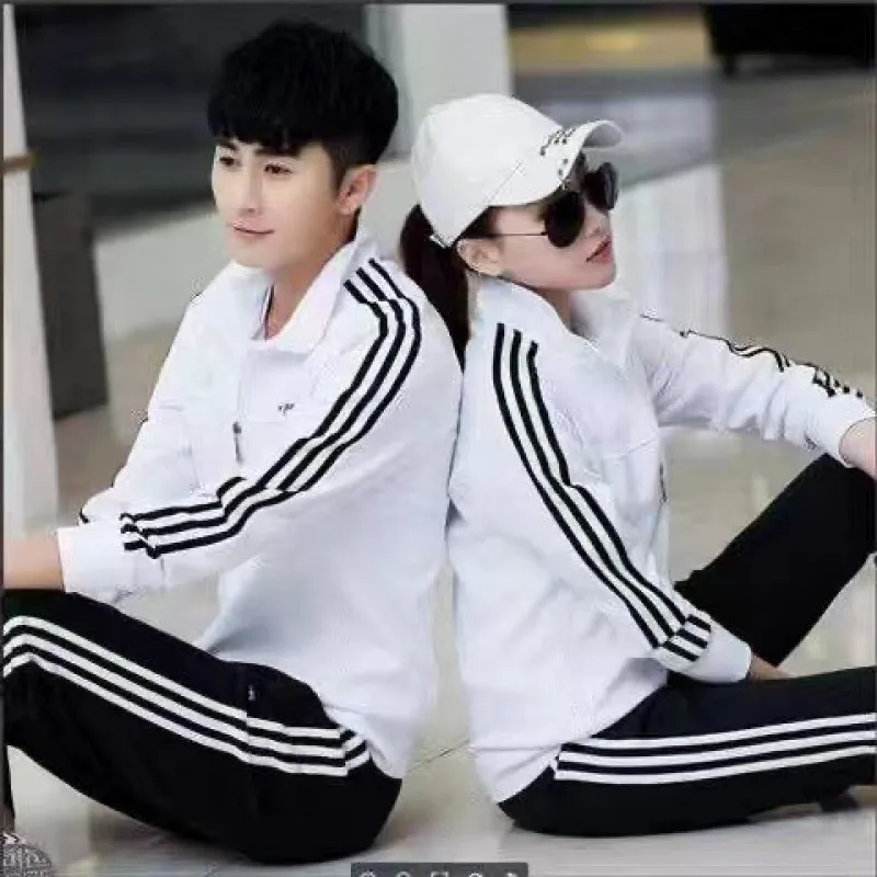 Men's Casual Tracksuit Set - Stand Collar Cardigan Sweatshirt & Loose Fit Pants - Trendy Versatile Couple Style - Spring/Autumn Sportswear thumbnail 8