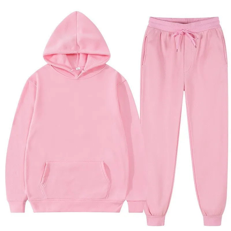 Men's Fleece Hoodie Sweatshirt Suit - Casual Pullover Tracksuit for Sports & Fashion - Cross-Border Export Quality showcase 6