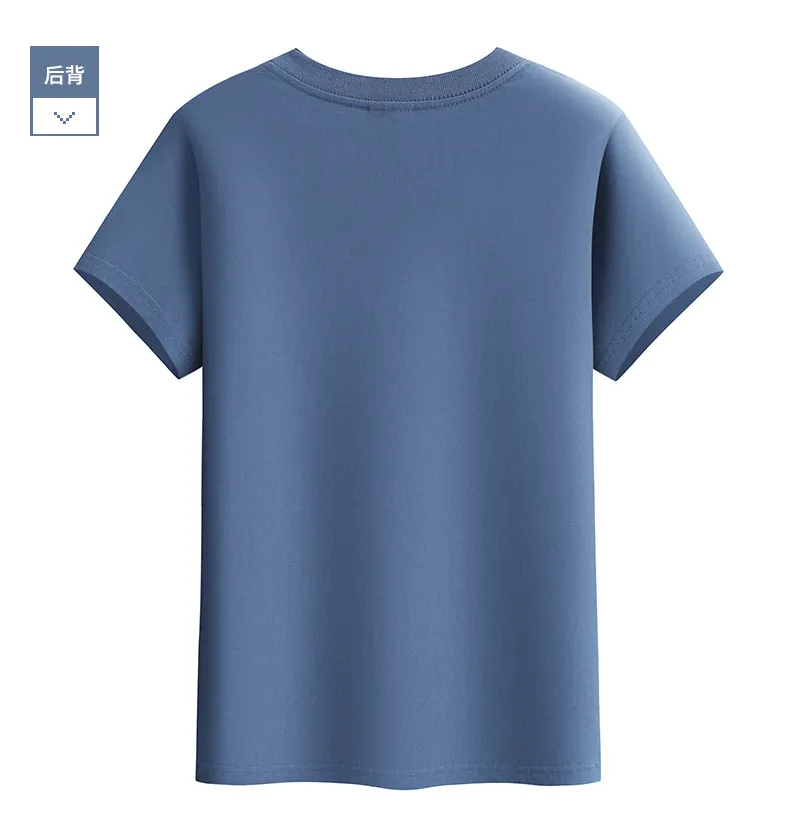 Men's Heavy Cotton Short Sleeve T-Shirt - Summer Loose Fit Round Neck Fashion Tee - Trendy Long-Staple Cotton Half Sleeve Top showcase 16
