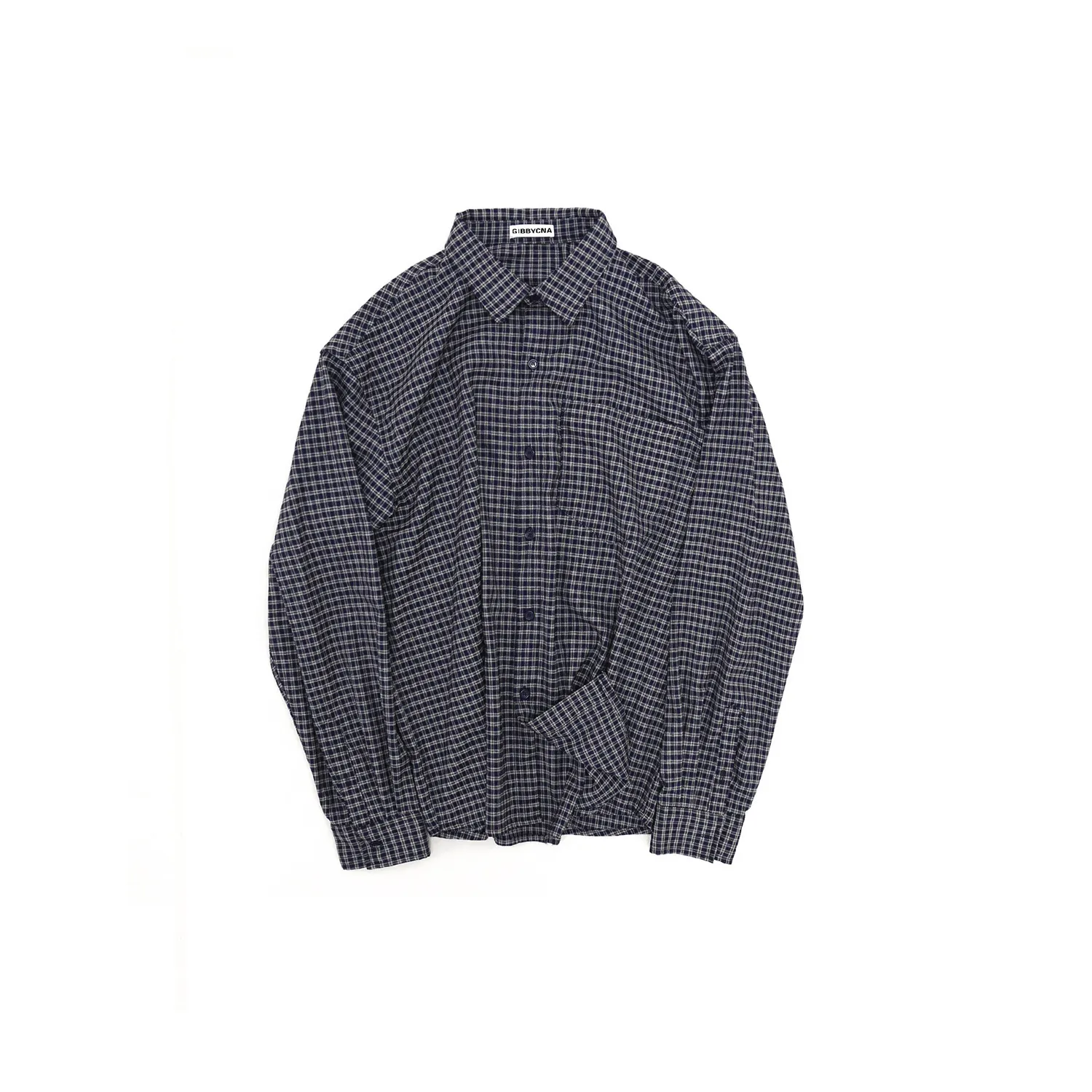 Men's & Women's Retro Plaid Long Sleeve Shirt - Casual Trendy Loose Fit Button Down Shirt - High-End All-Match American Style thumbnail 5