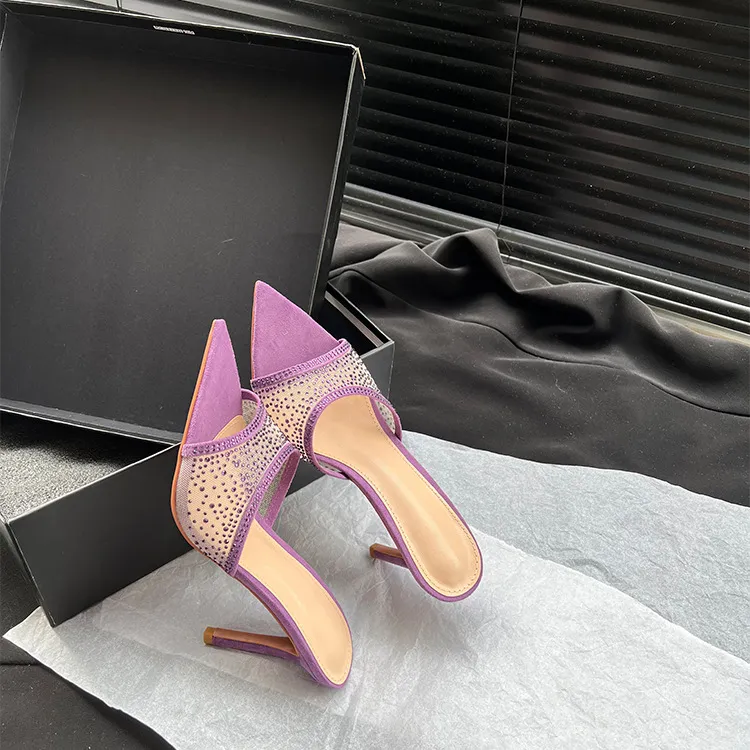 Women's Sexy Pointed Toe High Heel Slippers - Summer Fashion Stiletto Sandals for Ladies showcase 20