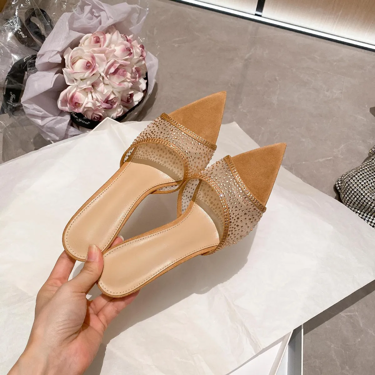 Women's Sexy Pointed Toe High Heel Slippers - Summer Fashion Stiletto Sandals for Ladies showcase 18