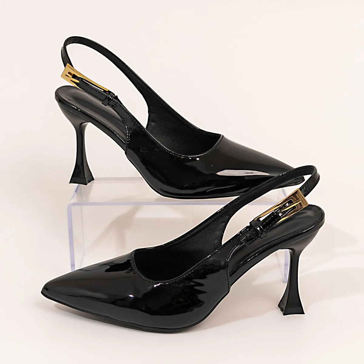 Plus Size Women's Pointed High Heel Shoes Leopard Print Sandals 2025 New Arrival Fashion Cross Border Heeled Sandals for Women thumbnail 6