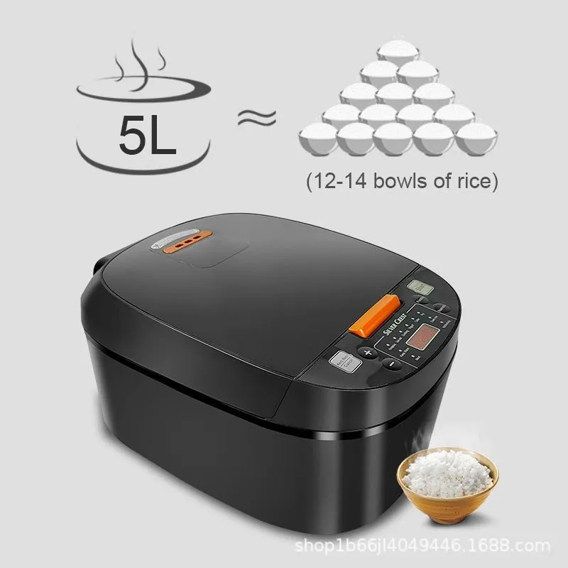 5L Smart Rice Cooker for Southeast Asia & Africa - Multi-Functional Household Electric Rice Cooker for Cooking Rice, Porridge, Soup thumbnail 2
