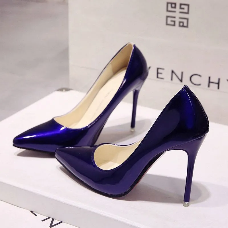 Women's Sexy Red Bottom High Heels Stiletto Pumps - European American Style, Comfortable Single Layer Dress Shoes for Parties & Events 2023 thumbnail 8
