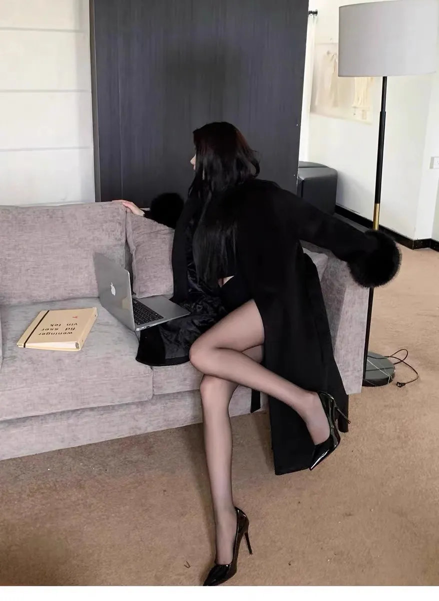 Women's Black Pointed-Toe High Heels with Red Soles - Comfortable Stiletto Shoes for Party, Wedding, or Everyday Fashion - Versatile and Sexy Spring Style showcase 16