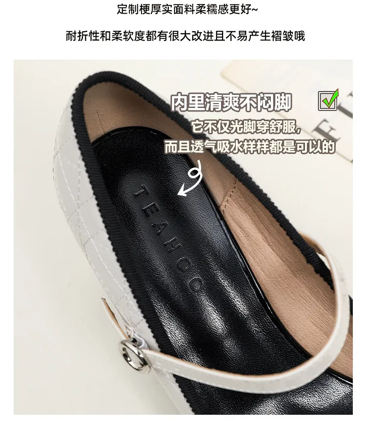 Women's High Heels Mary Jane Shoes 2025 New Design Diamond Bow Round Toe Thick Heel Evening Party Dress Shoes Elegant Comfortable showcase 9