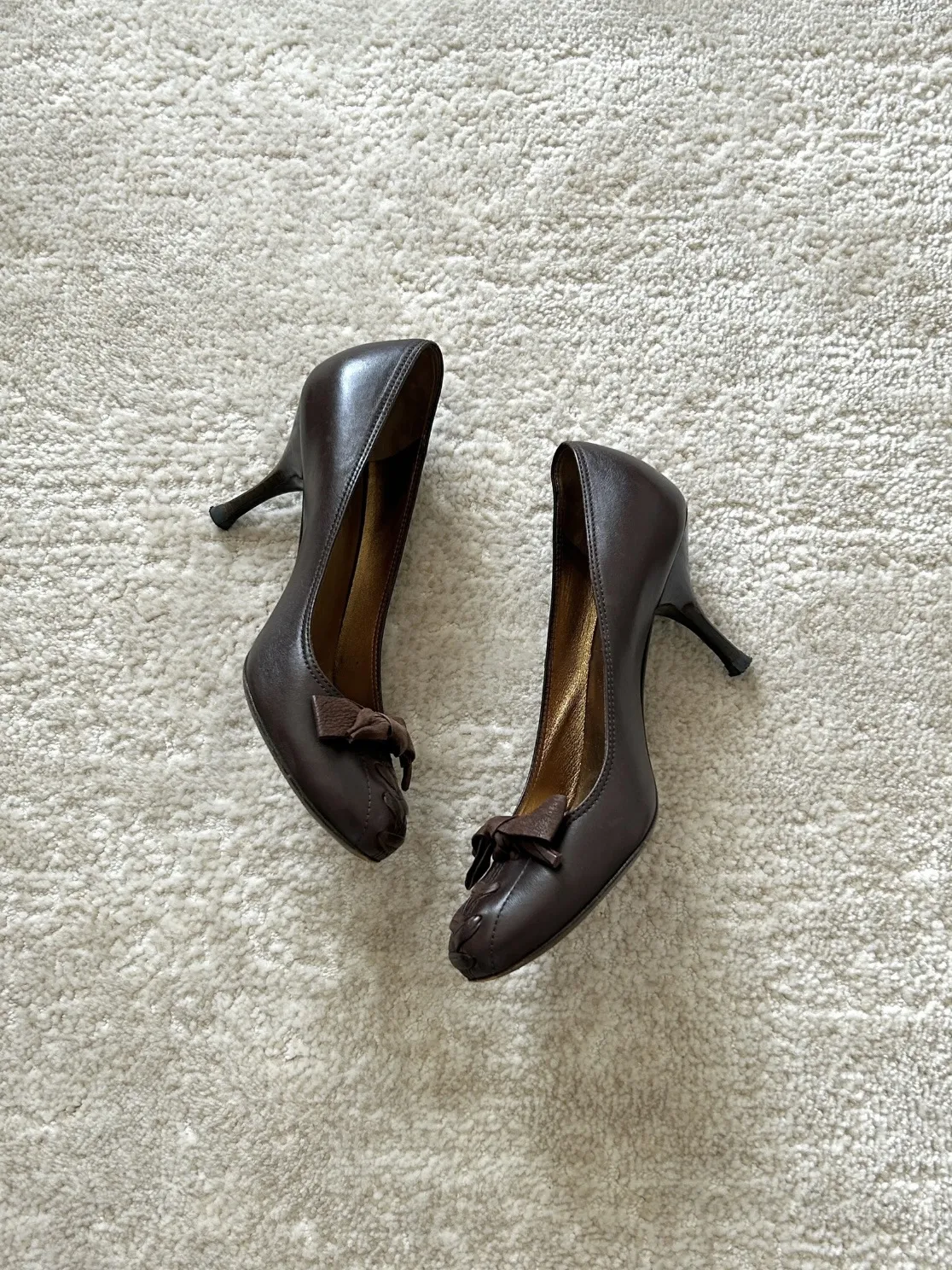 Women's High Heels Stiletto Pumps with Bow - Elegant Retro French Style Shoes for Parties, Weddings, and Special Occasions - 2025 New Collection showcase 5