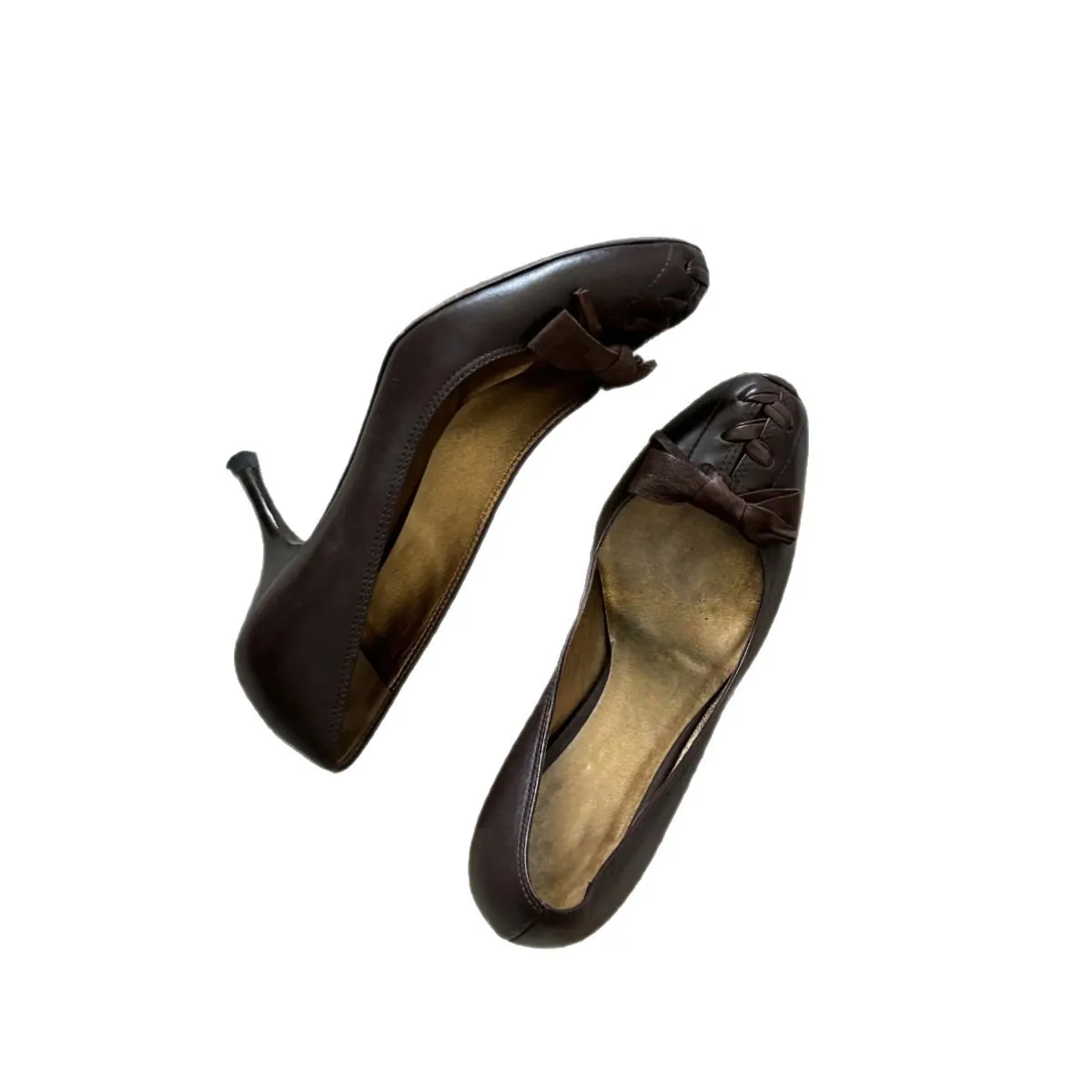 Women's High Heels Stiletto Pumps with Bow - Elegant Retro French Style Shoes for Parties, Weddings, and Special Occasions - 2025 New Collection thumbnail 5