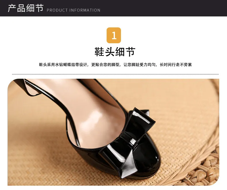 Women's Nude High Heels Stiletto Pumps - Elegant Patent Leather Bow Accent, Pointed Toe Dress Shoes for Parties, Weddings, and Special Occasions - 2025 Style showcase 4