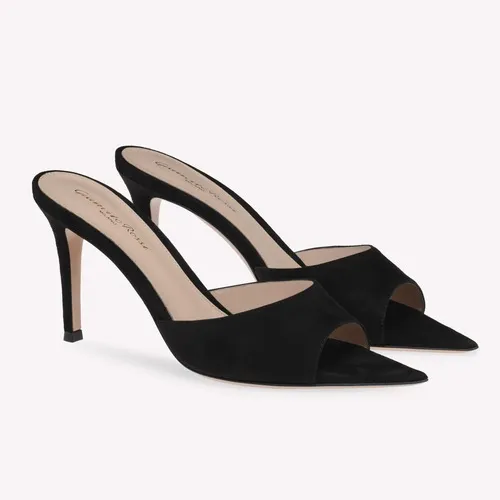 Women's Summer High Heel Mules Sandals - European American Style Pointed Toe Sexy Fashion Outdoor Slip-Ons for Ladies showcase 9