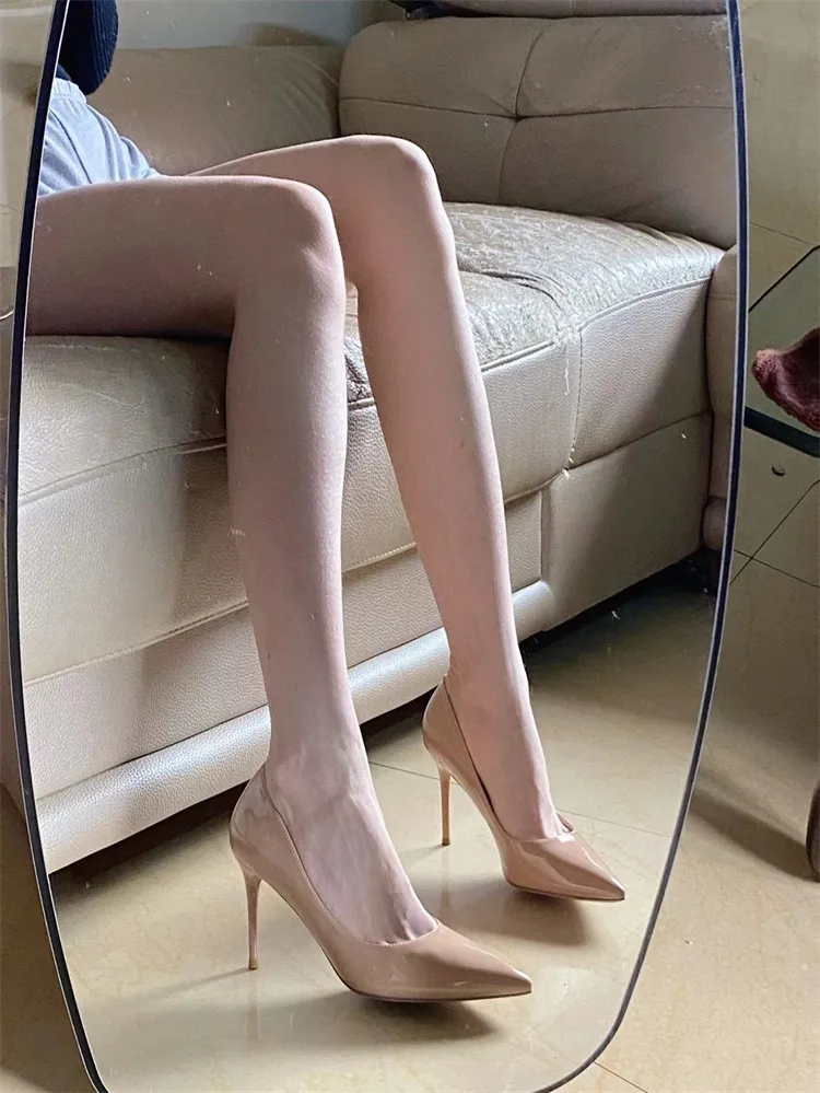 Women's High Heels - Pointed Toe Stiletto Pumps - Nude Color, Comfortable, Professional, Versatile - Spring 2024 Fashion showcase 8